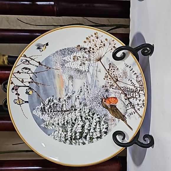 Plate A Country Lane In December Limited Edition - Picture 14 of 16